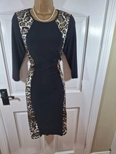 Frank Lyman Black Animal Print