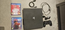 Sony PS4 PRO 1TB Console - Black dualshock controller and 2 games