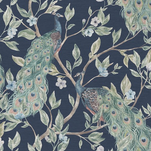 Keeka peacock wallpaper exotic - keeka,