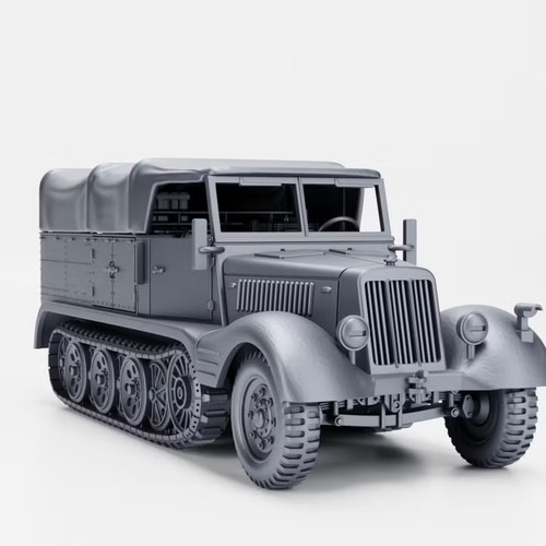 Ww2 german half track - ww2,