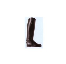 Long leather riding boots - long,