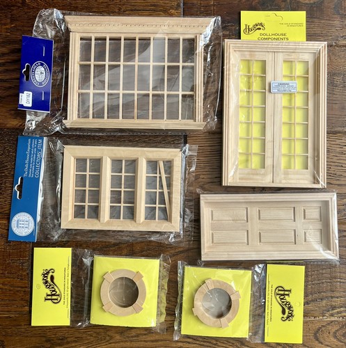 Dolls house job lot windows - dolls, &