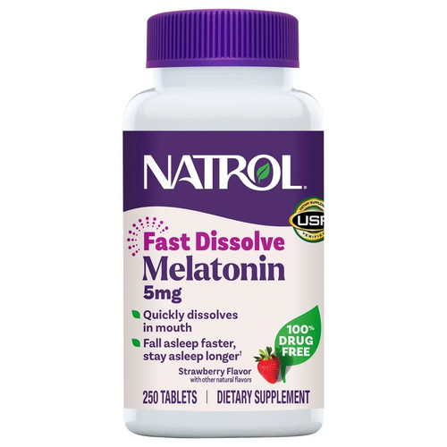 Natrol melatonin 5mg 250 - melatonin,