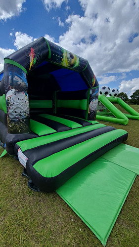 Green black bouncy - &,