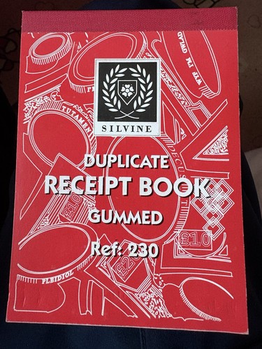 Receipt book - receipt,