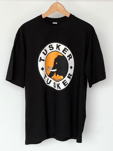 Tusker beer shirt black - t,