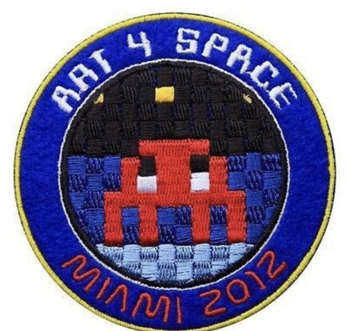 Invader art space patch - invader,