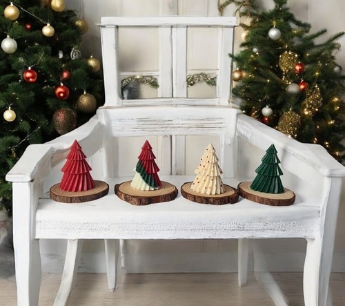 Christmas tree candles set 4 - tree,