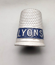 Vintage Metal Thimble - Advertising - Lyons Cakes