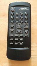 ORIGINAL MATSUI 1476 TV REMOTE