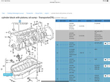 VW T4 TRANSPORTER  2003 2.5 TDI ACV AJT  ENGINE BLOCK CRANKCASE 074103101D