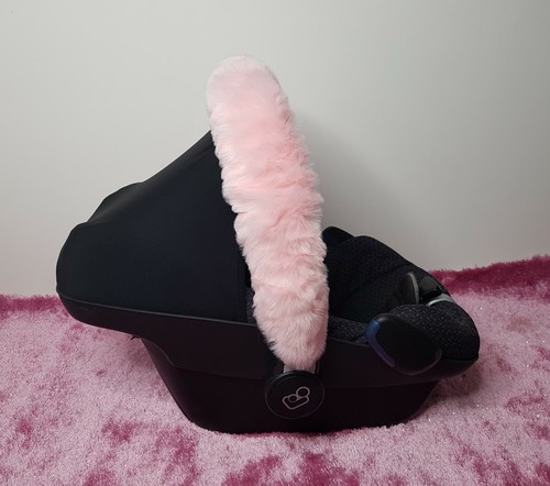 New car seat - fur, trim