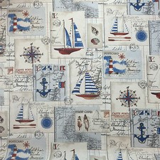 Nautical Vintage Design Cotton