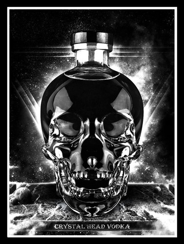 Crystal head vodka - crystal, retro