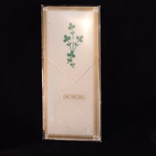 VINTAGE 'PURE IRISH LINEN' Handkerchief sealed FREE P&P 
