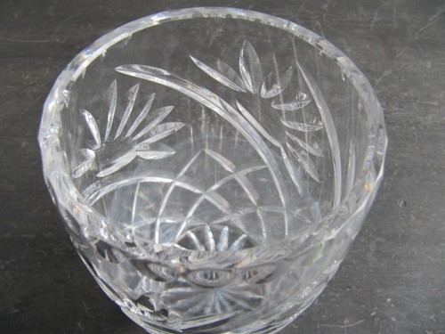 Vintage cut glass - glass,