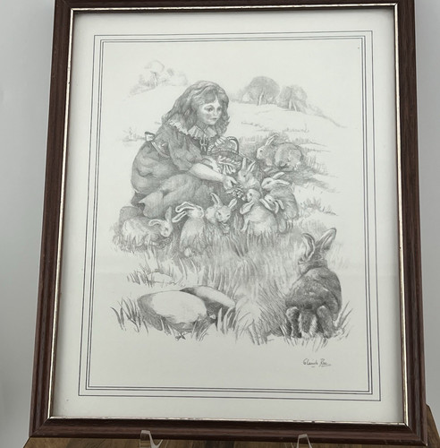 Vintage framed black and - black, white