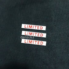 3x Red Small Silver LIMITED