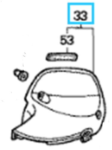 Genuine honda cover - lh, air