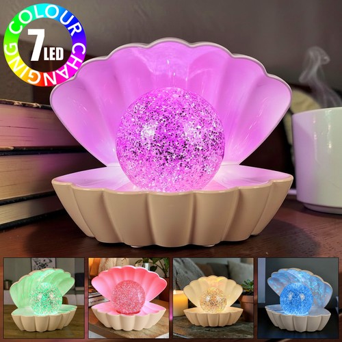 Sea shell table lamp - table, colour