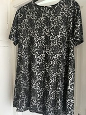 Ladies Black/Silver Jacquard