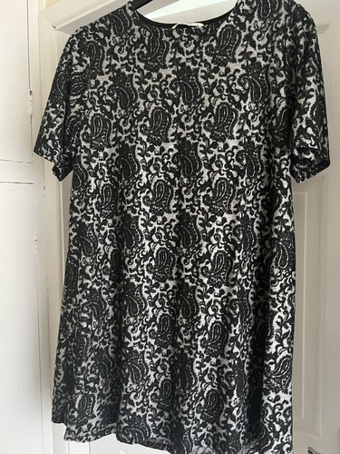 Ladies black silver jacquard - ladies, black/silver