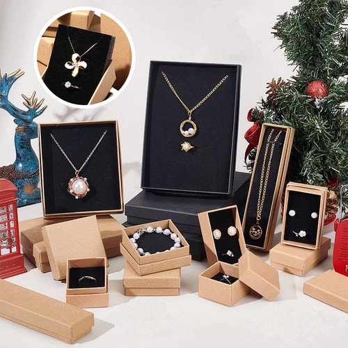 Khaki black kraft filled gift - filled,