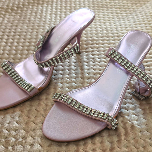 Moda pelle lilac rhinestone - in,