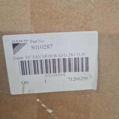Daikin 5010287 indoor fan - daikin,