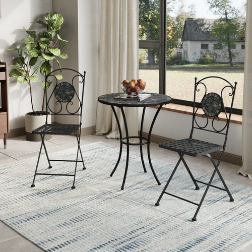 Ceramic tile top bistro set - top,