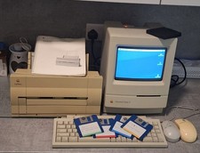 Apple McIntosh II M4150 Working Condition W/ Apple Stylewriter Printer & K'board