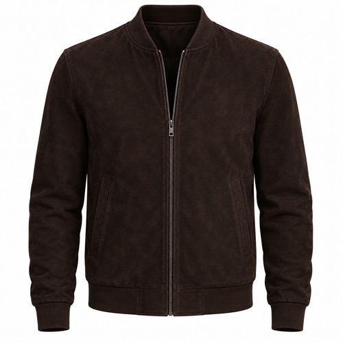 Men dark brown - men's, bomber