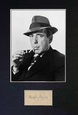 #23 HUMPHREY BOGART Reproduction Signature/Autograph Mounted Signed Photograph