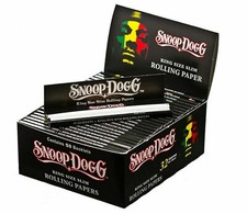 10 25 50 SNOOP DOGG KING SIZE SLIM CIGARETTE SMOKING GENUINE ROLLING PAPERS