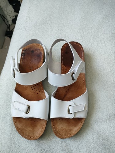 Ladies leather pavers - pavers, sandals