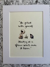 THE BOY THE MOLE THE FOX THE HORSE AND STORM BE PATIENT MACKESY MOUNTED PAGE