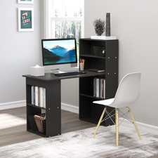 120cm Computer Desk Bookshelf