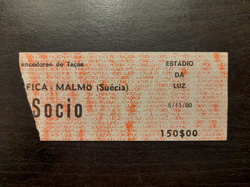 Rare ticket benfica malmo - benfica, v