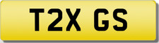 GS Private CHERISHED Registration Number Plate T2 XGS