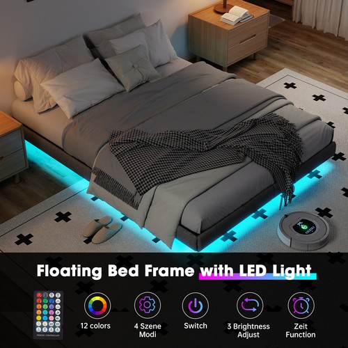 Floating bed frame - ,