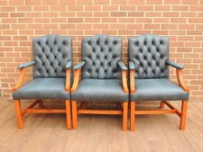 3 Chesterfield Chairs