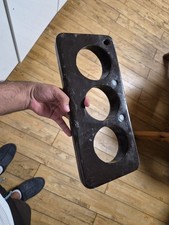 Dash Binnacle for Classic Austin Rover Mini , Brown Classic 3 Clock Cluster