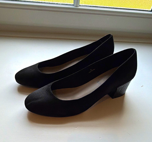 Women black suede - m&s,