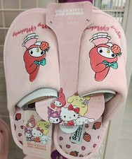 Hello Kitty & Friends My Melody Pretty Pink  Soft Cosy  Slippers Sizes UK 3-8