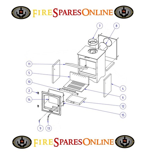 Helios stove spares select - helios,