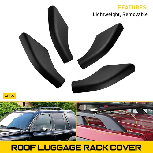 4pcs roof rack - rail, end