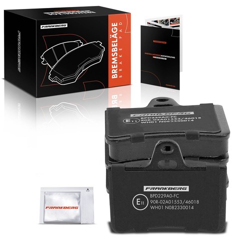 Brake pads set rear for - brake,