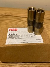 2 x ABB Furse CG270 - 5/8 " Earth Rod Coupling 7TCA083160R0007