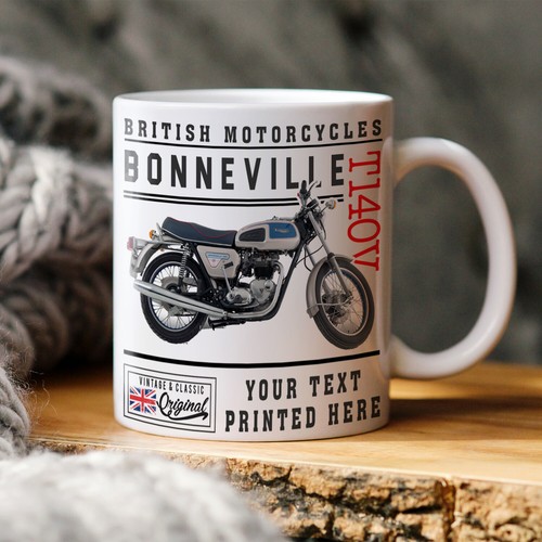 Personalised motorbike mug - personalised,