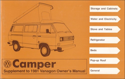 1981 vanagon camper - vanagon,
